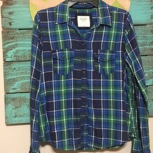 Abercrombie plaid shirt